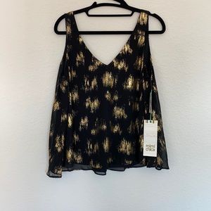 Black & Gold Blouse